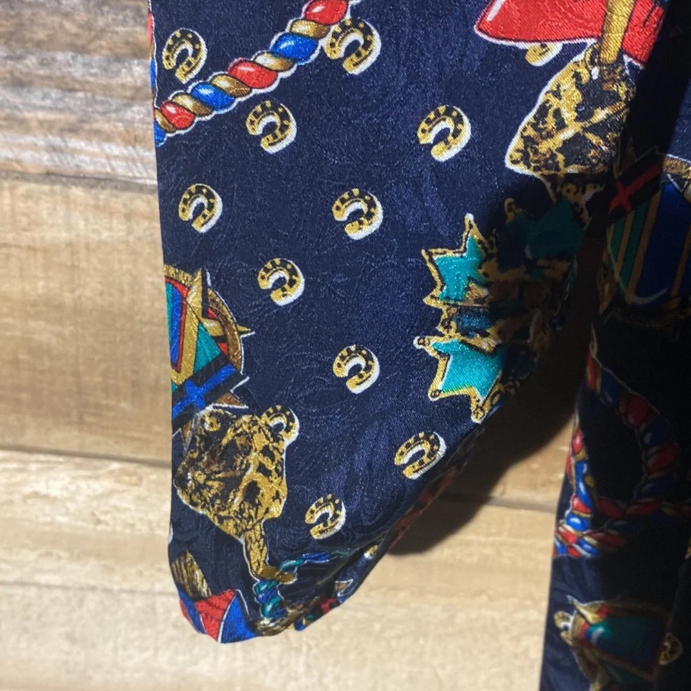 Vintage Diane Fres 💯 silk dress  Size M/L - Picture 5 of 9